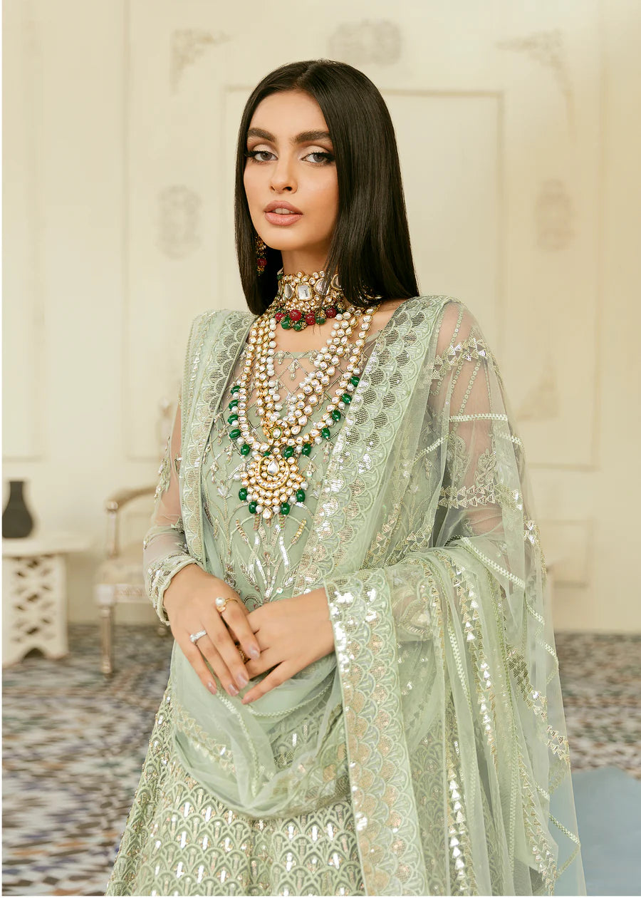 Akbar Aslam - Embroidered Designer Dress Made On Custom Order
