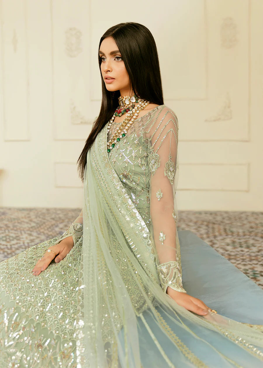 Akbar Aslam - Embroidered Designer Dress Made On Custom Order