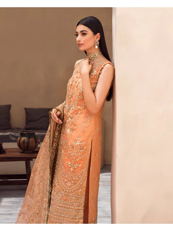 Pakistani Wedding Embroidered Dress Made On Custom Order