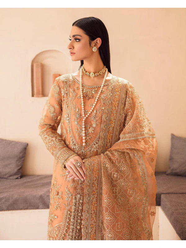 Pakistani Wedding Embroidered Dress Made On Custom Order