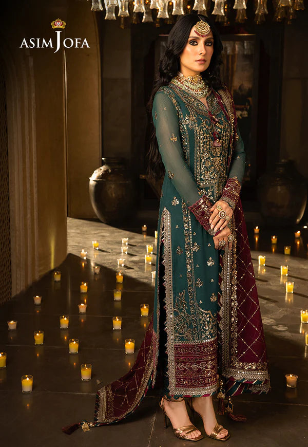 Asim Jofa - Shehnai Luxury Festive Collection chiffon dress made on custom order