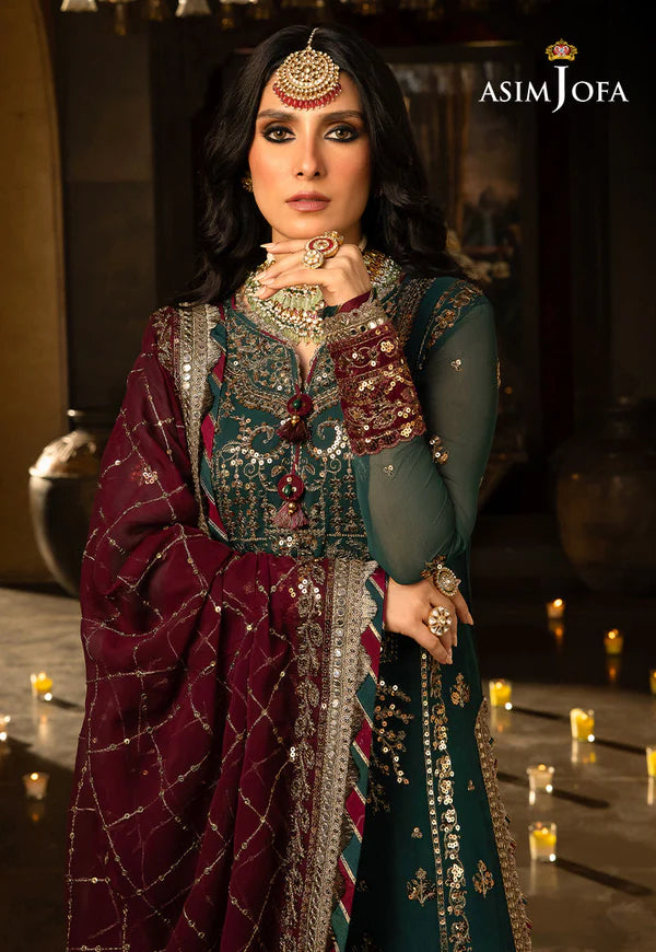 Asim Jofa - Shehnai Luxury Festive Collection chiffon dress made on custom order