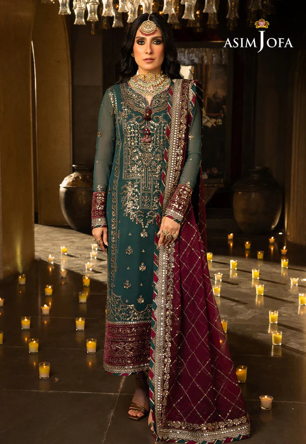 Asim Jofa - Shehnai Luxury Festive Collection chiffon dress made on custom order