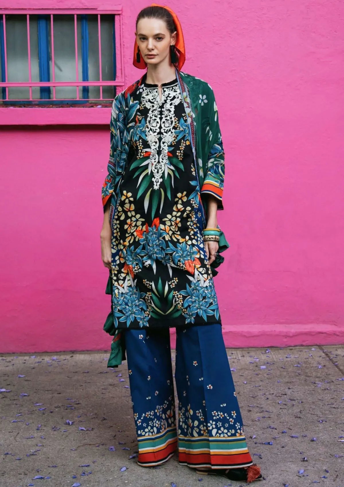 Mushq Printed Lawn Collection 3 Piece Dress