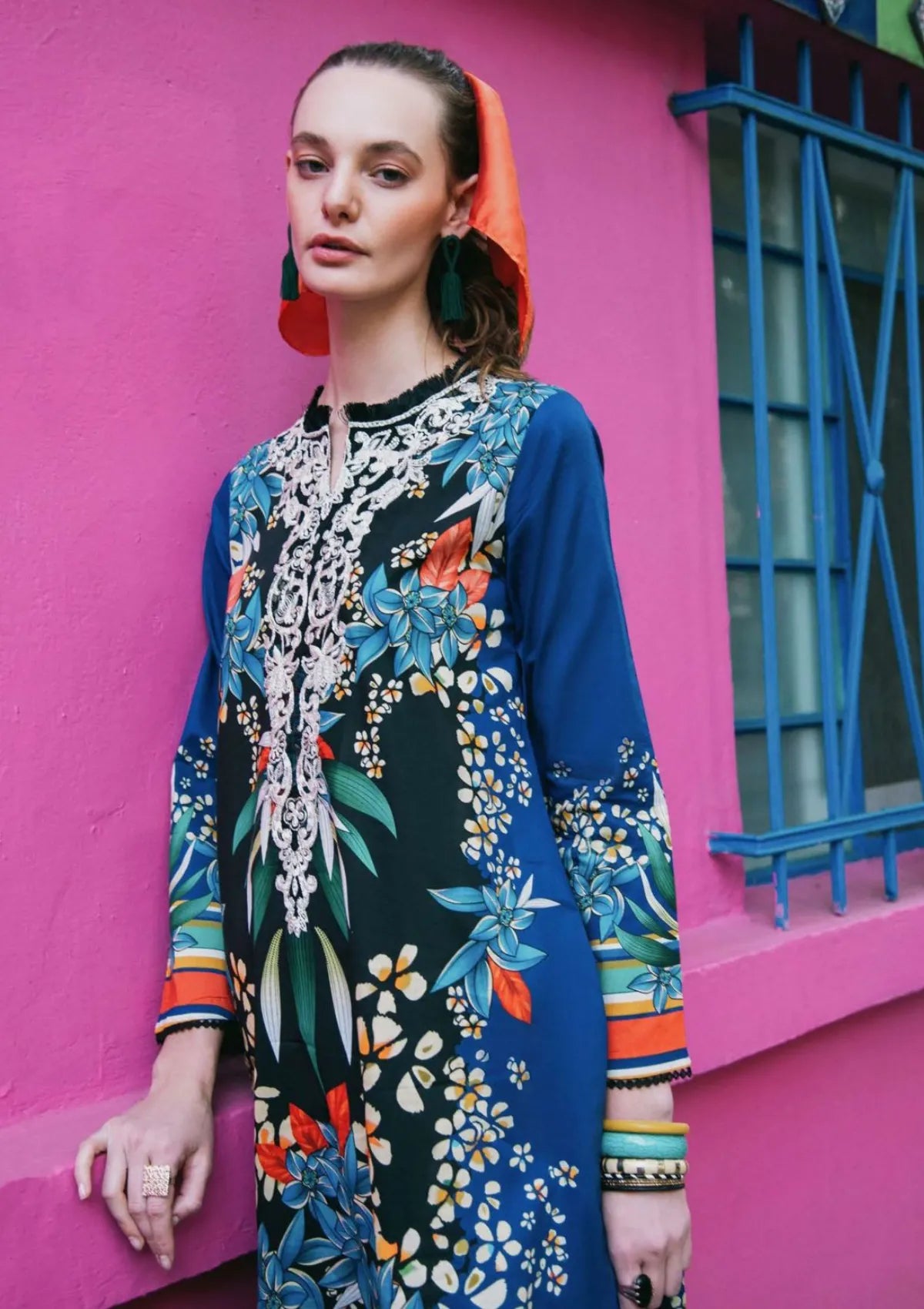 Mushq Printed Lawn Collection 3 Piece Dress