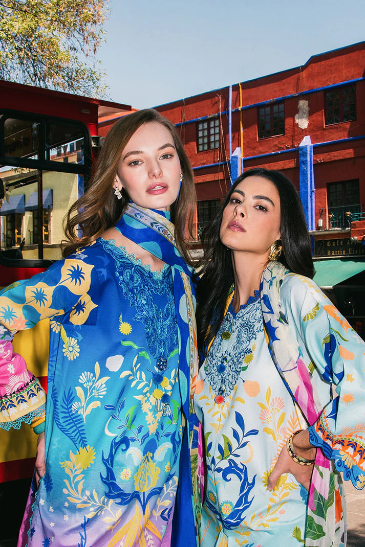 Mushq Printed Lawn Collection 3 Piece Dress