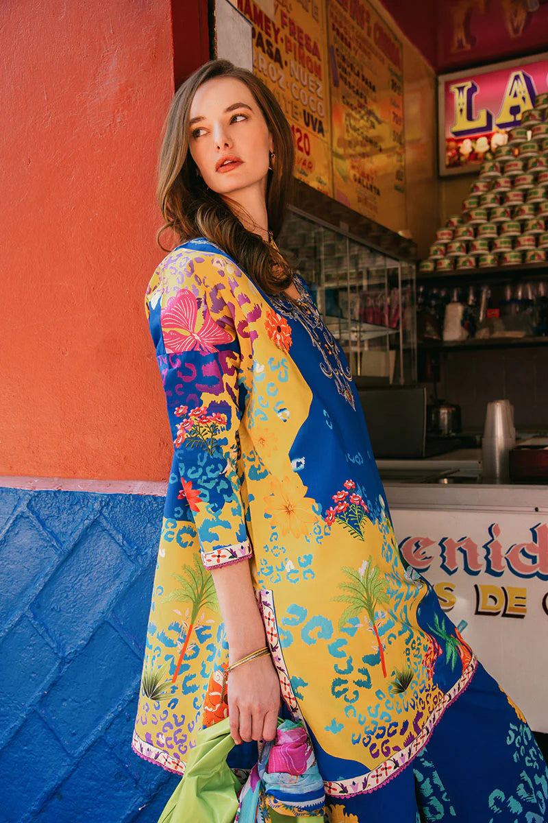 Mushq Printed Lawn Collection 3 Piece Dress