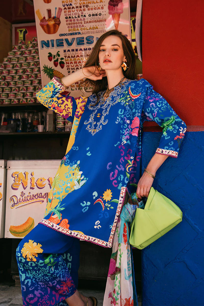 Mushq Printed Lawn Collection 3 Piece Dress