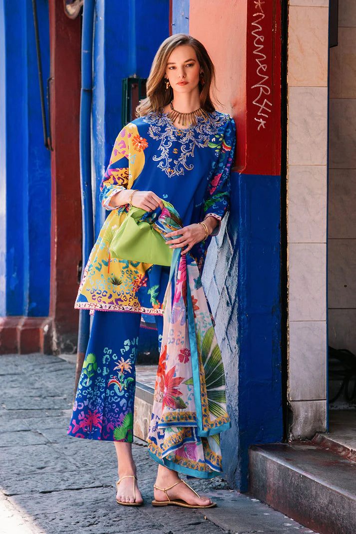 Mushq Printed Lawn Collection 3 Piece Dress