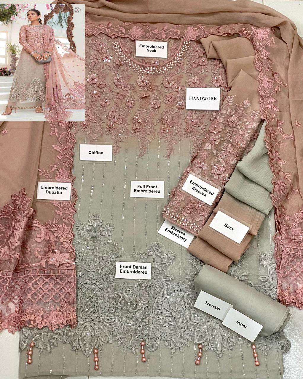 Pakistani Luxury Embroidered Dress