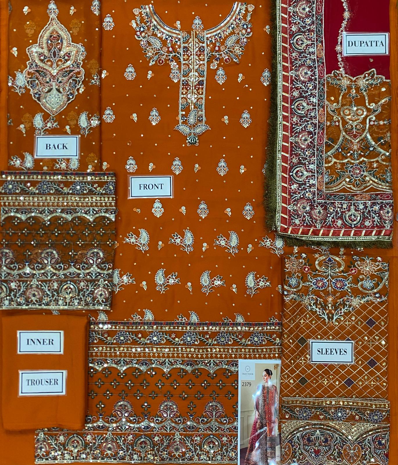 Pakistani Luxury Wedding Embroidered Dress