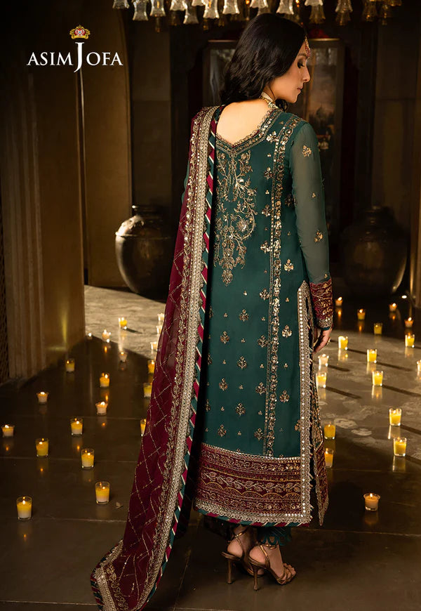 Asim Jofa - Shehnai Luxury Festive Collection chiffon dress made on custom order